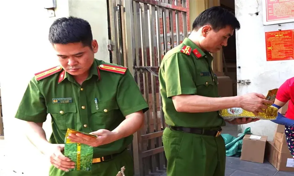 Giả thương hiệu Chè Thái Nguyên, một đối tượng bị bắt với doanh thu 46 tỷ đồng