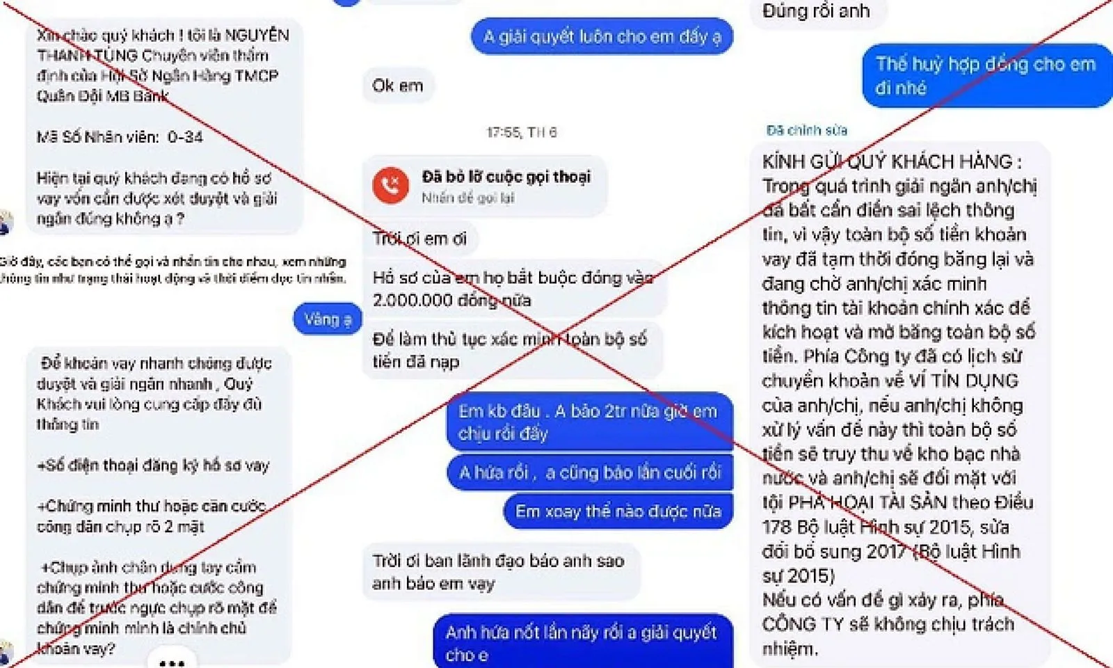 Cảnh báo chiêu trò lừa đảo vay tiền online