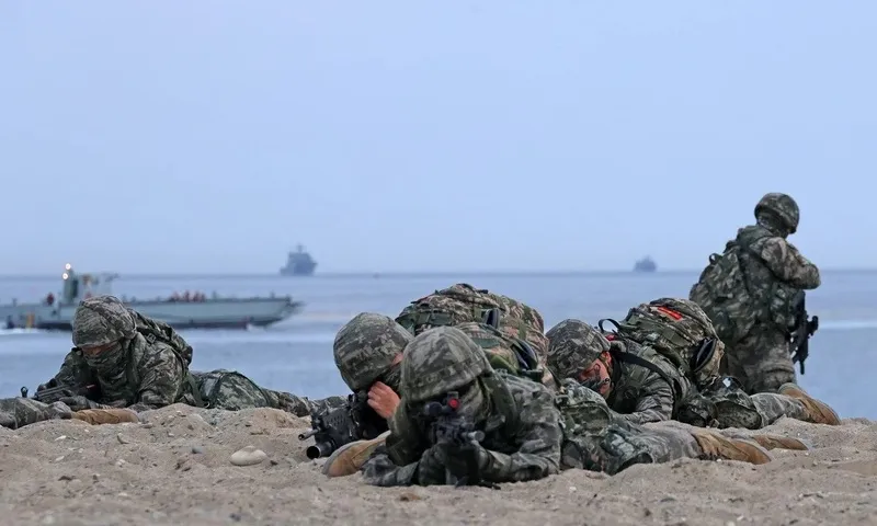 Hàn Quốc tập trận bắn đạn thật gần ranh giới liên Triều