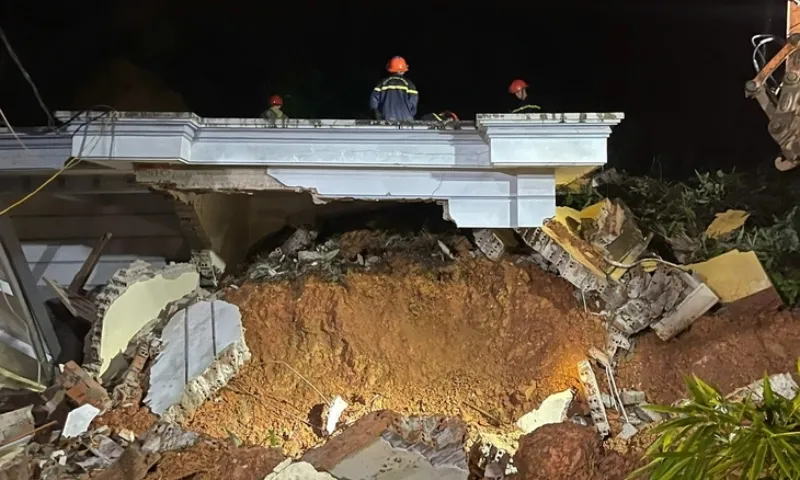 Yên Bái: Mưa lớn gây sạt lở , một nam sinh thiệt mạng