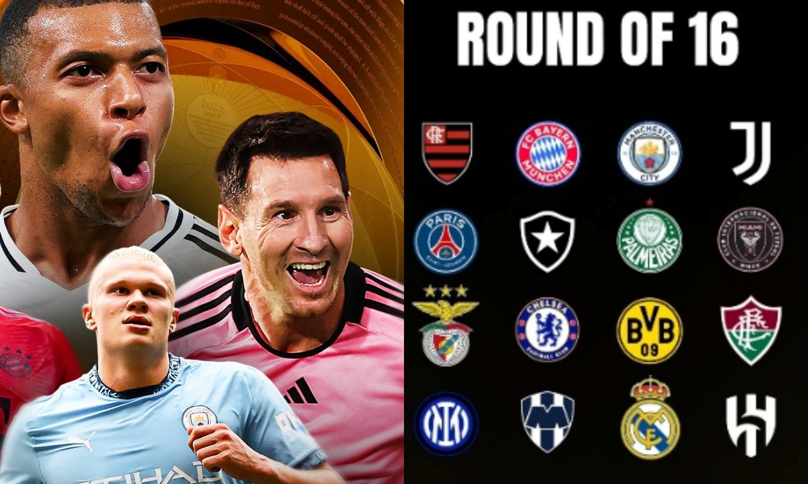 Lịch thi đấu vòng 1/8 FIFA Club World Cup: Real Madrid vs Juventus | PSG vs Inter Miami