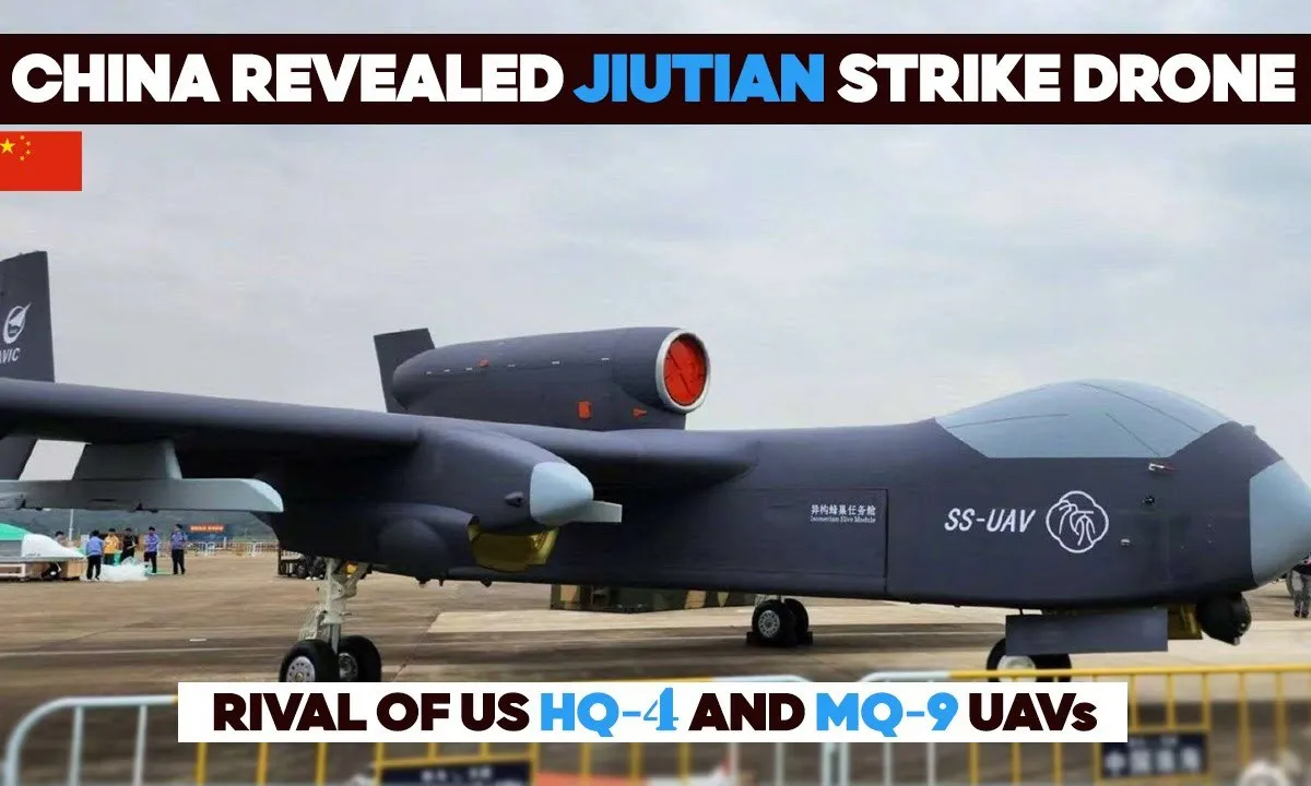 Trung Quốc sản xuất máy bay không người lái khổng lồ chứa được 100 UAV con