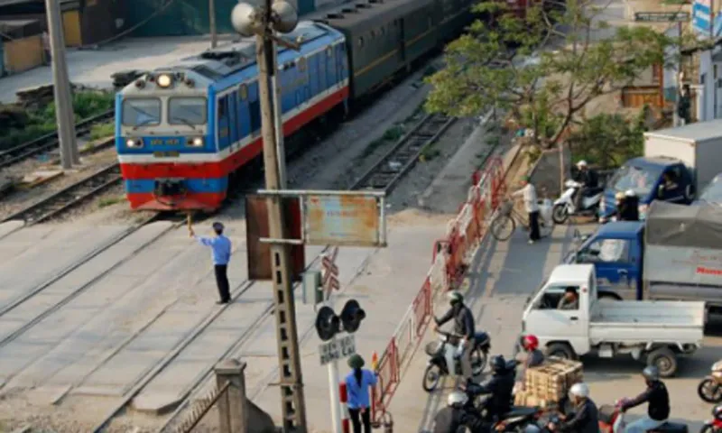 Đường ngang qua đường sắt Ảnh minh họa
