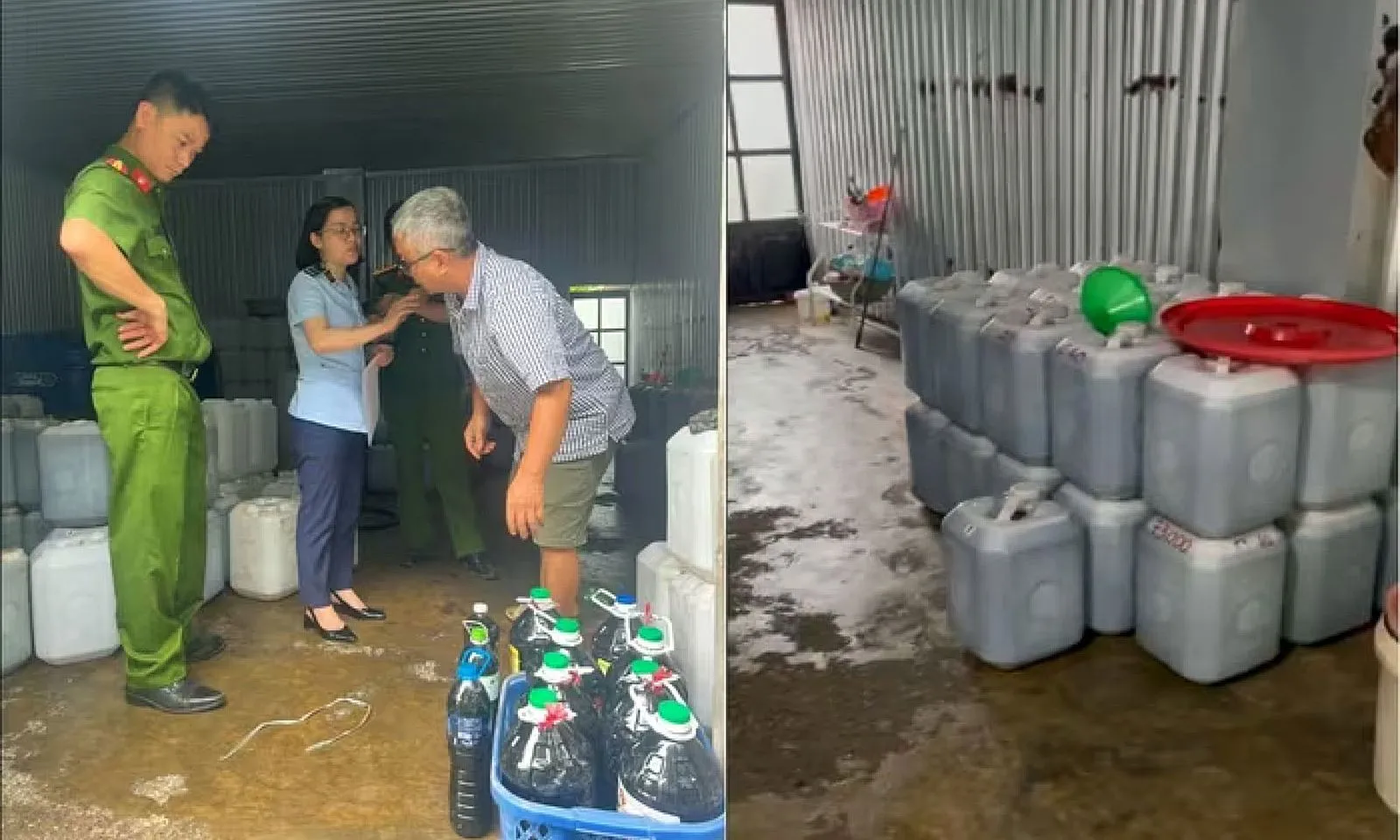 Phạt 50 triệu đồng một hộ bày bán hơn 2.600 lít nước mắm không rõ nguồn gốc