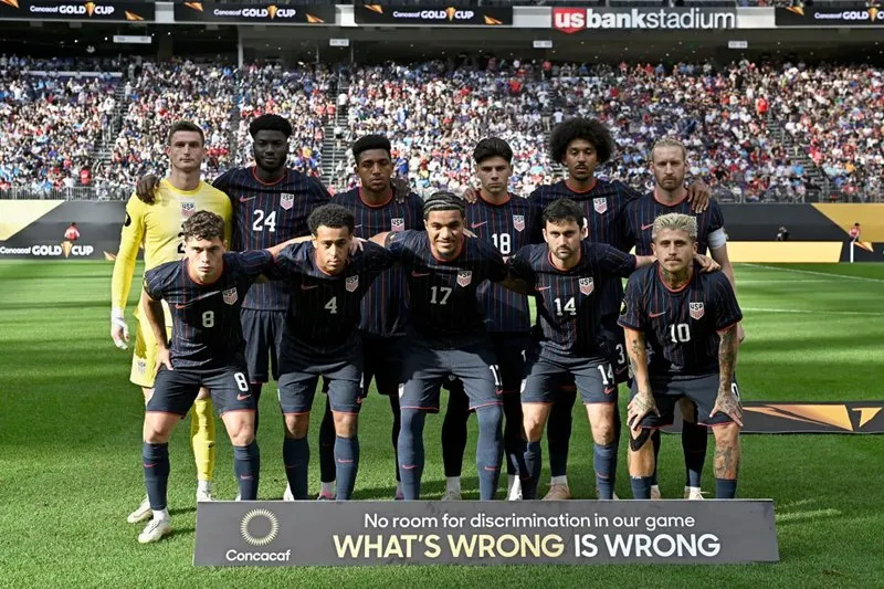 Đội tuyển Mỹ lọt vào Bán kết Gold Cup 2025. Ảnh: Internet