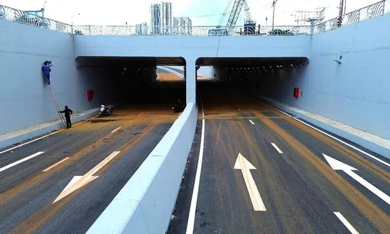 Thông xe hầm chui HC1-01 tại nút giao thông An Phú