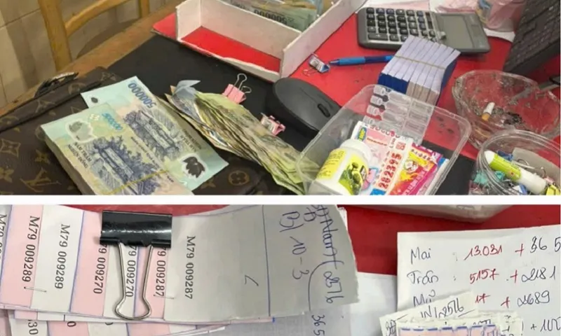 Đánh sập đường dây lô đề 500 triệu đồng/ngày núp bóng 15 đại lý xổ số điện toán 