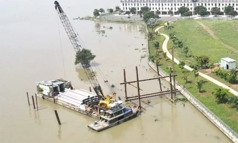 Khởi công xây dựng bến tàu thủy ở cù lao Tân Vạn, Đồng Nai