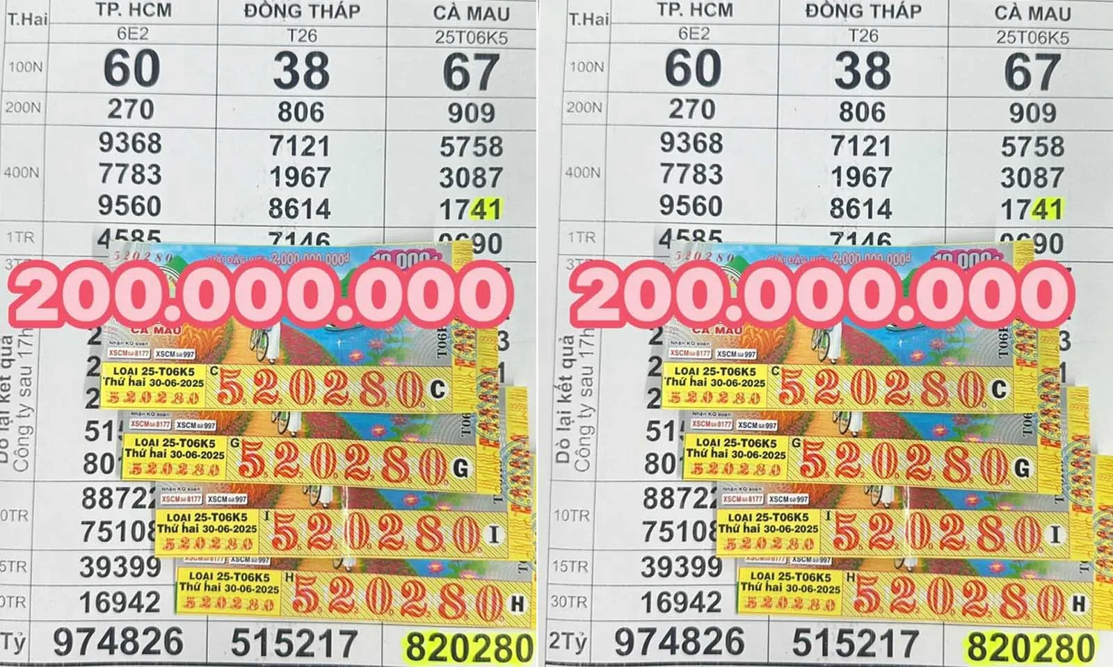 Trúng số nhờ… người bán ghé nhà mời mua giúp