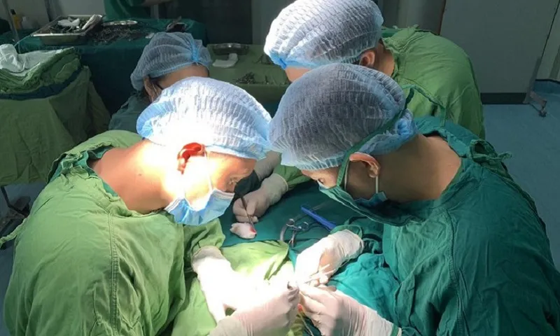Bệnh viện đa khoa tỉnh Quảng Trị phẫu thuật bệnh nhi