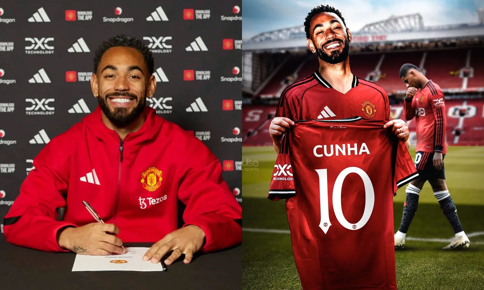 Tân binh MU được trao áo số 10 từ tay Rashford