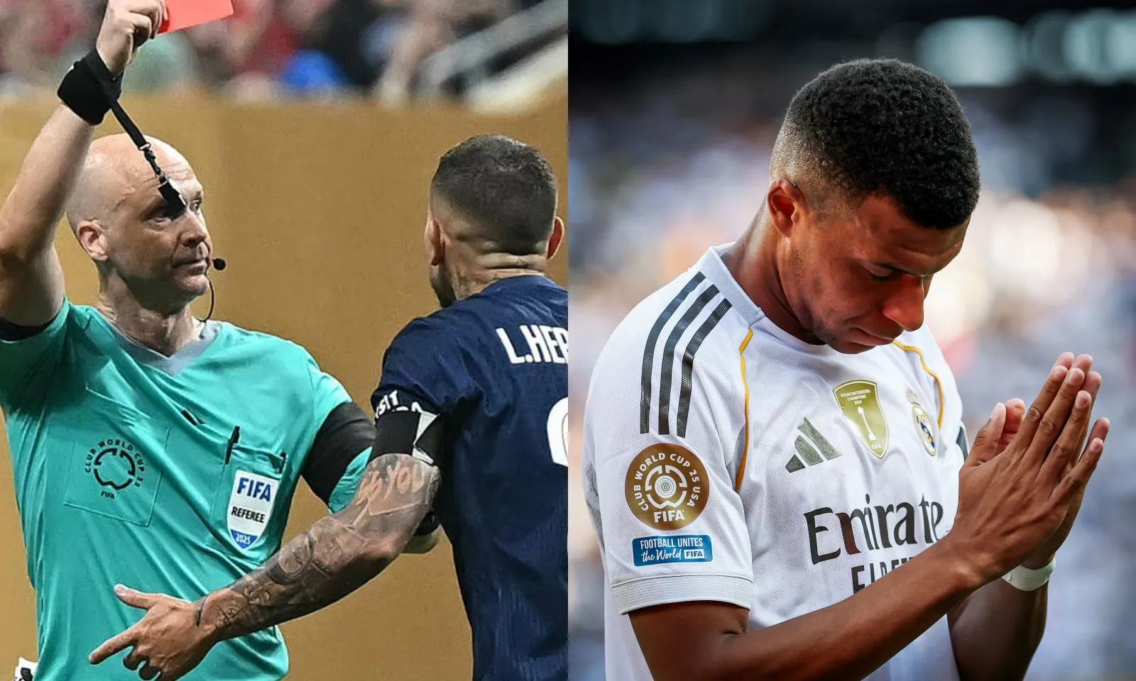 Mưa thẻ đỏ tại FIFA Club World Cup, Real Madrid hẹn gặp PSG ở Bán kết
