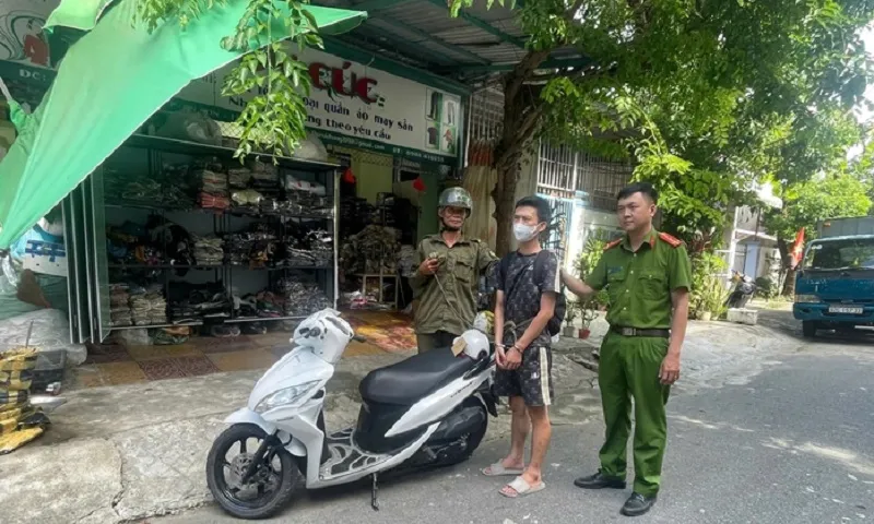 Bắt giữ kẻ chuyên trộm cắp xe máy sau nhiều giờ truy lùng ở Đà Nẵng