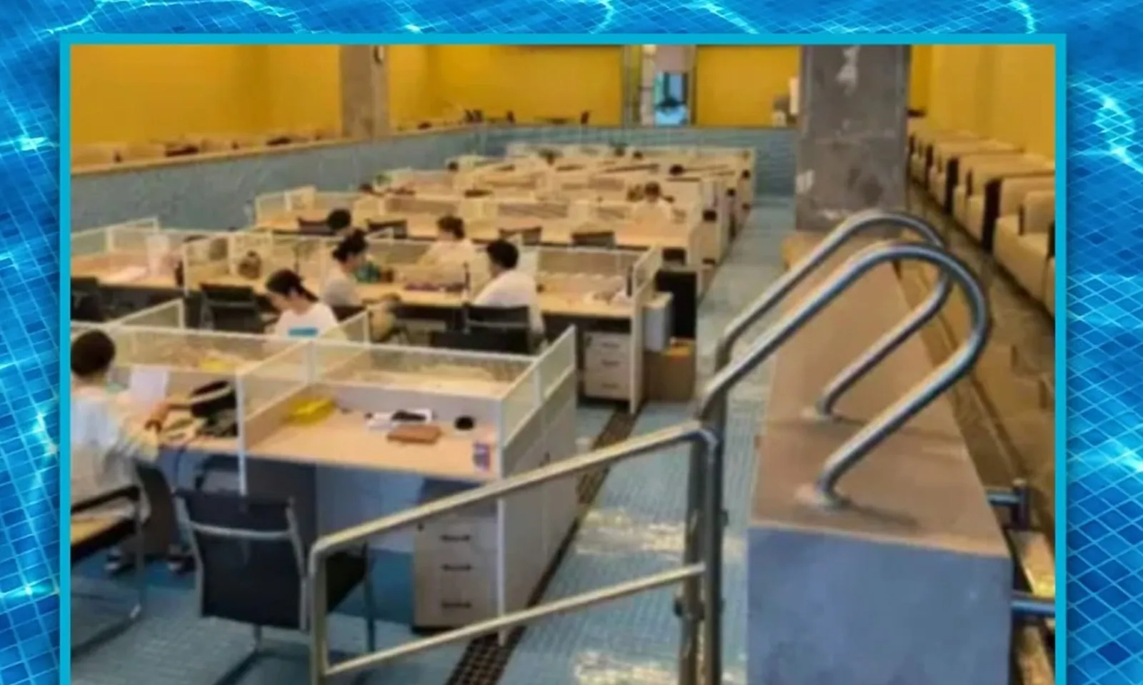 Công ty Trung Quốc bị điều tra vì ‘hô biến’ hồ bơi thành văn phòng