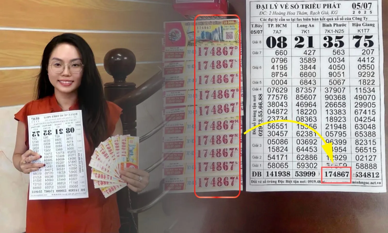 Lên TPHCM mua vé số, khách miền Tây trúng độc đắc 20 tỷ đồng