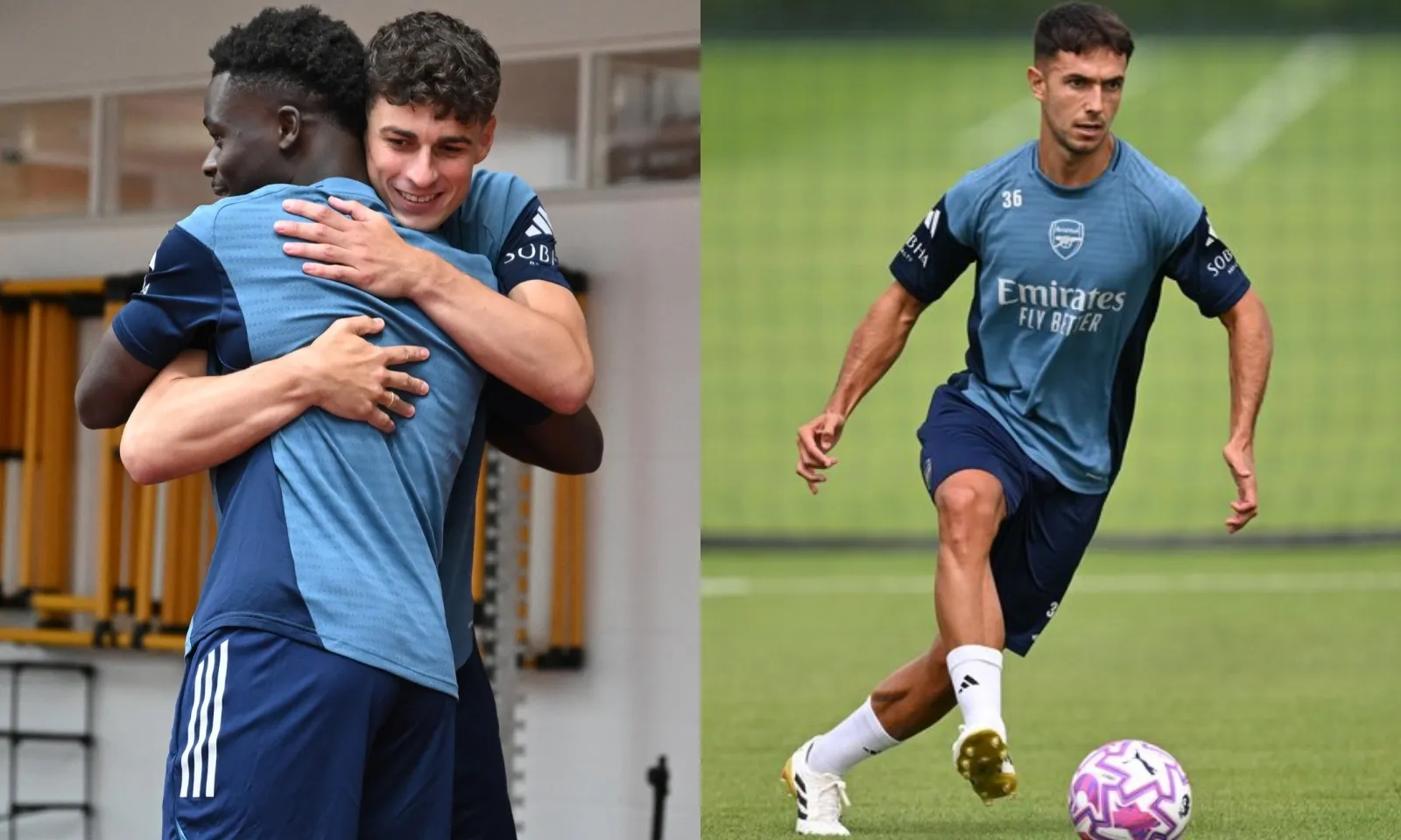 Dàn nam thần Arsenal hội quân, bộ đôi tân binh được chào đón thân tình