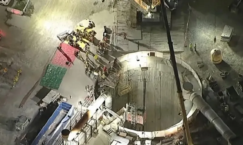 Sập hầm ở Mỹ, toàn bộ công nhân mắc kẹt đã được cứu 