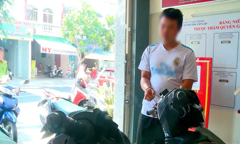 Bắt giữ nghi phạm trộm xe máy tại bãi biển Nha Trang