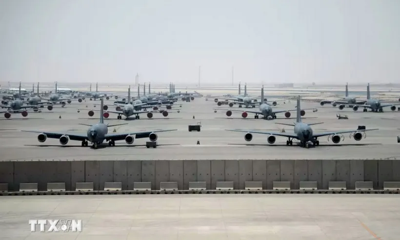 Iran có thể đã phá hủy mái vòm chứa thiết bị liên lạc bí mật của Mỹ tại căn cứ ở Qatar