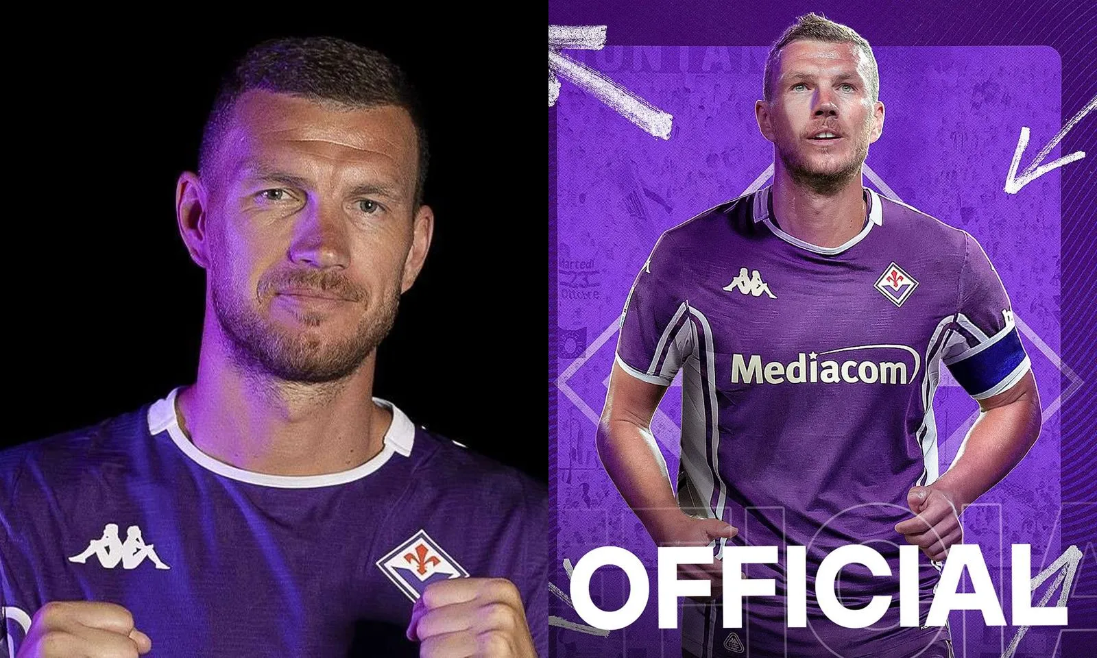 Ở tuổi 39, Edin Dzeko trở lại Serie A thi đấu 