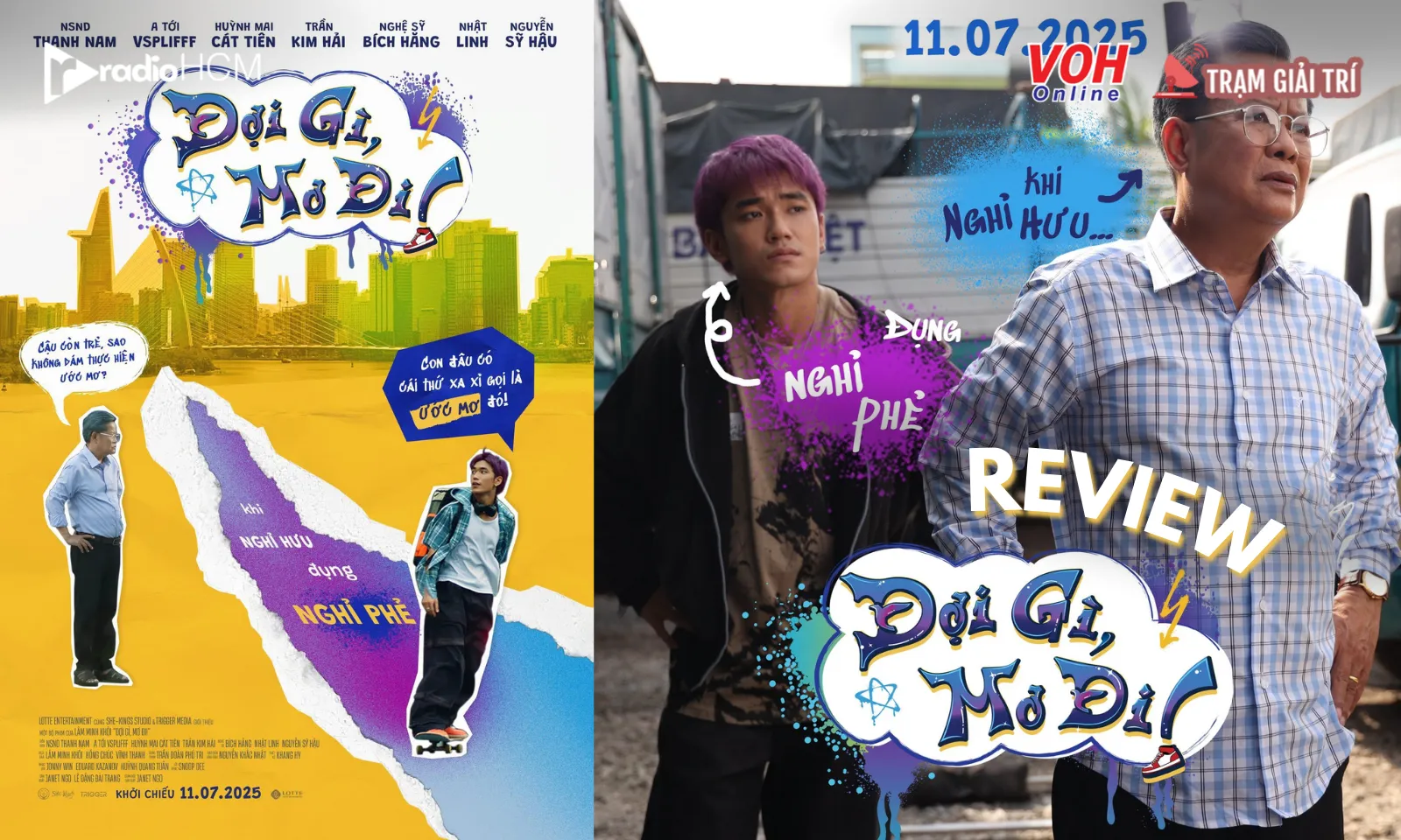 Review phim Đợi gì, mơ đi!: Cơn gió nhẹ nhàng giữa thời kỳ phim ồn