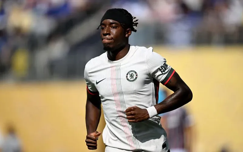 Noni Madueke sẽ vắng mặt trong trận Chung kết Club World Cup. Ảnh: Internet