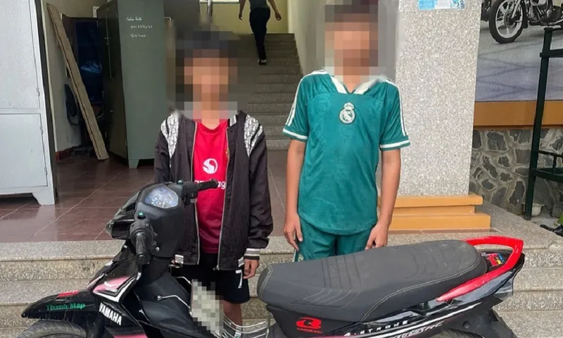 Điều tra nhiều vụ trộm cắp, phát hiện hai thiếu niên là nghi phạm