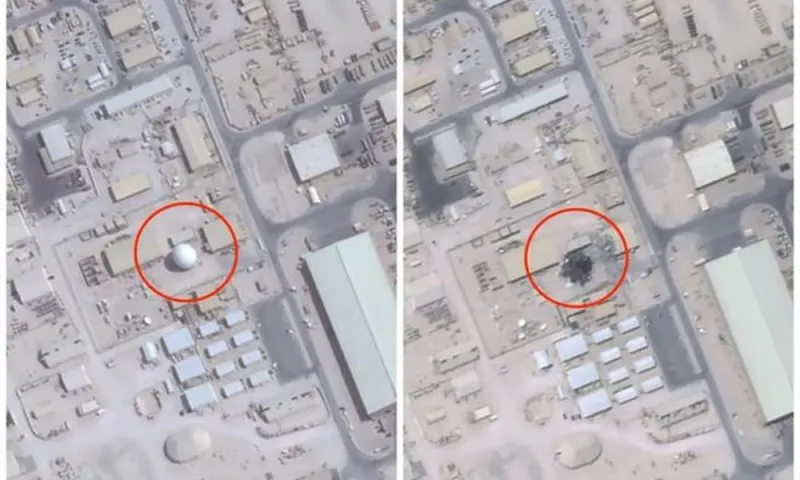 Căn cứ lớn nhất của Mỹ tại Trung Đông bị Iran tấn công tên lửa