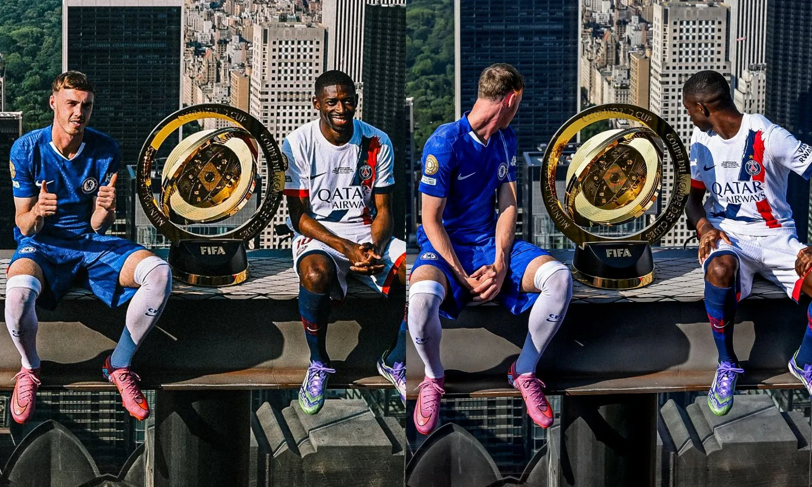 Palmer rén khi ngồi cạnh Dembele