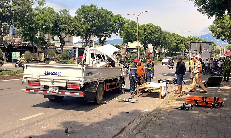 Hiện trường vụ tai nạn giao thông