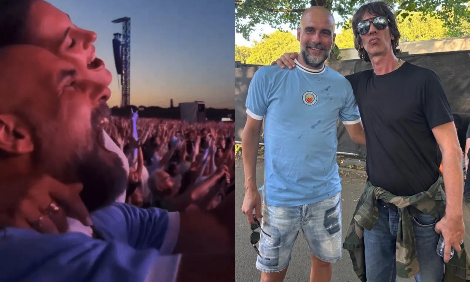 Pep diện quần jean hầm hố, ôm con gái rượu xem hoà nhạc