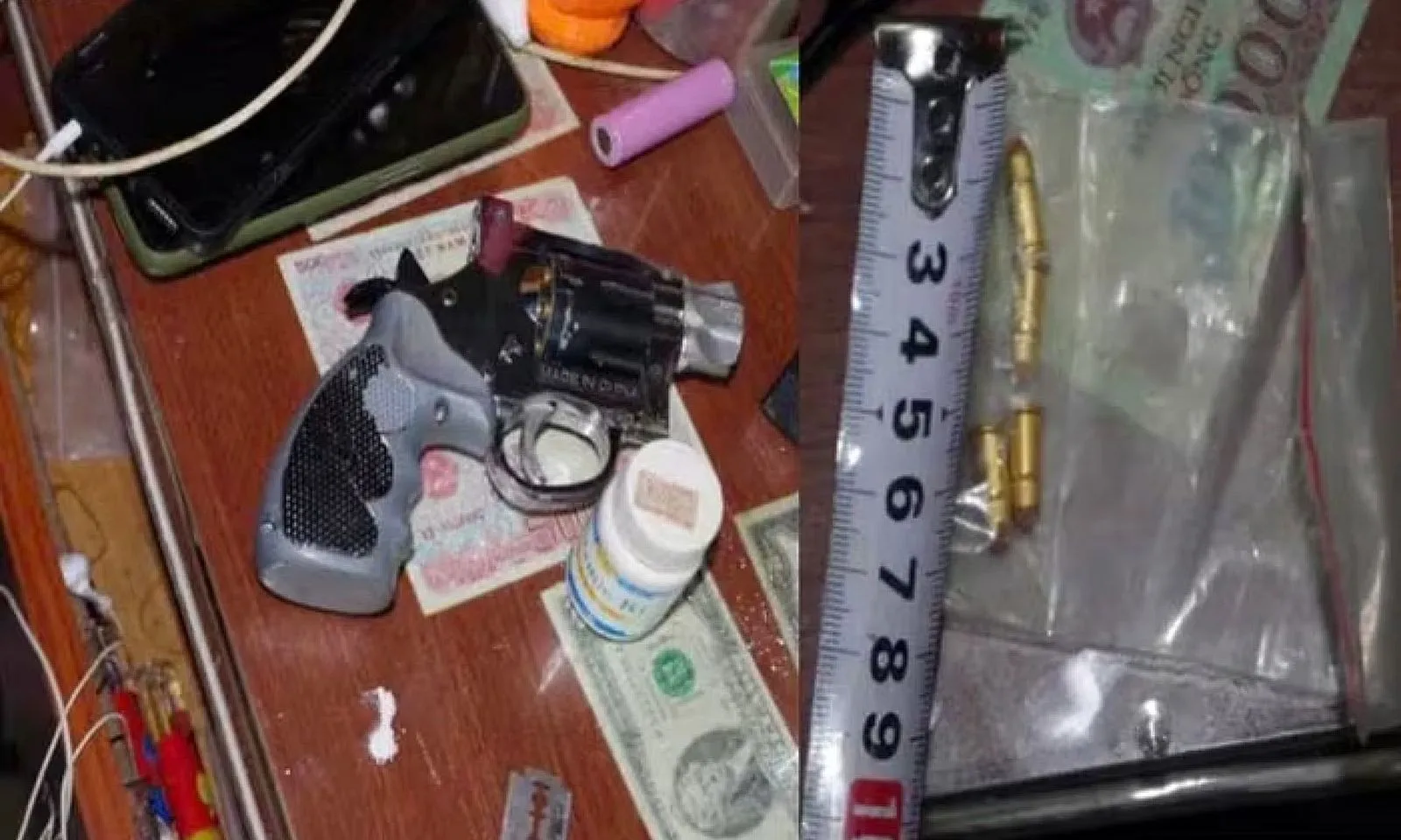 Lâm Đồng: Triệt phá đường dây ma túy, thu giữ súng rulo và gần 1,5 bánh heroin