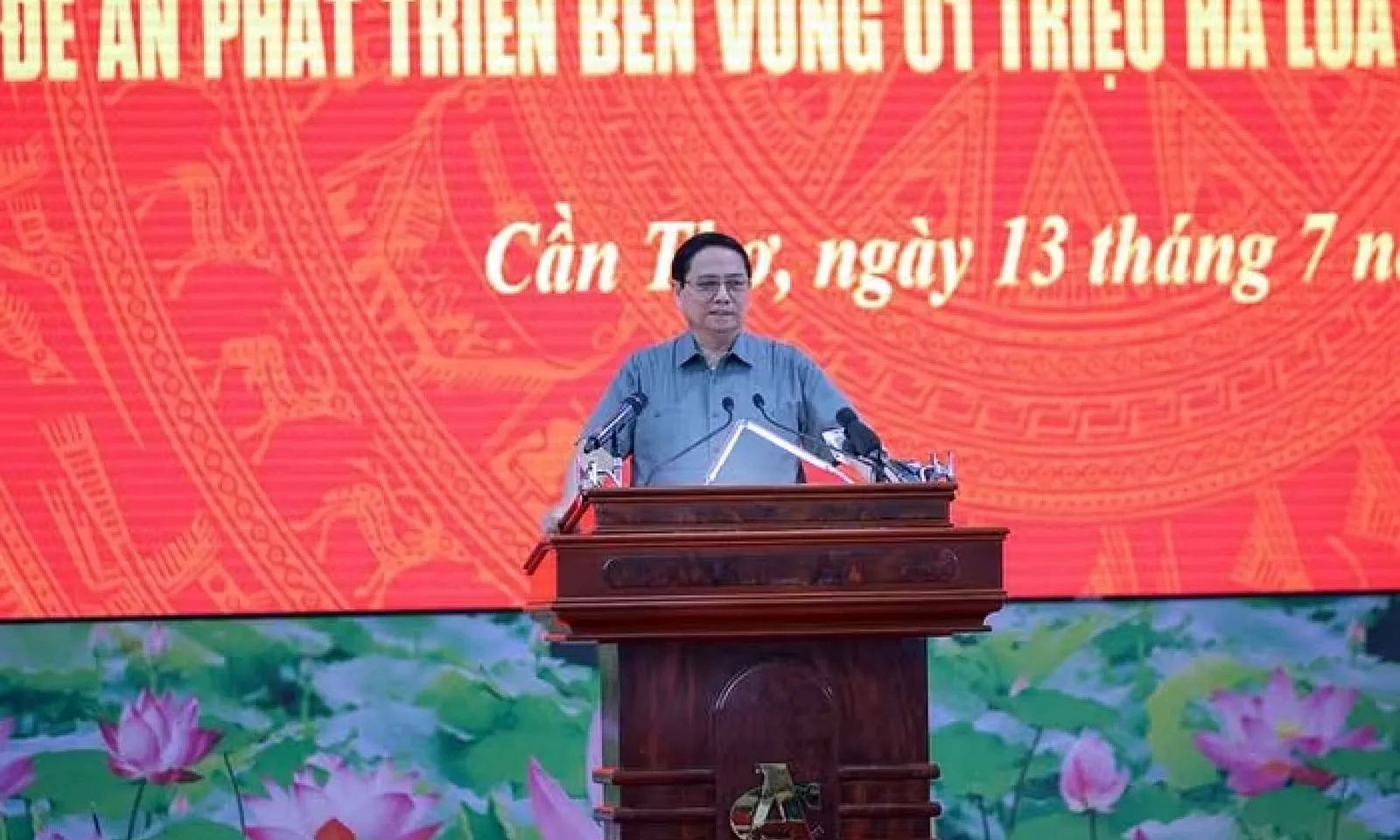 Thủ tướng Phạm Minh Chính làm việc với ĐBSCL về ba nội dung trọng tâm