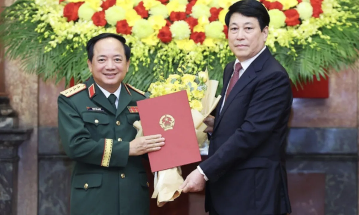 Thượng tướng Trịnh Văn Quyết được thăng quân hàm Đại tướng