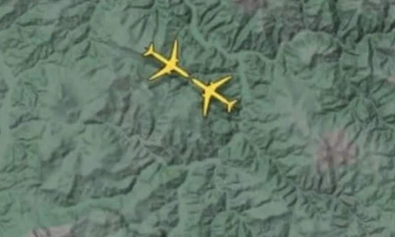 Suýt va chạm trực diện giữa hai máy bay Trung Quốc trên không phận Nga