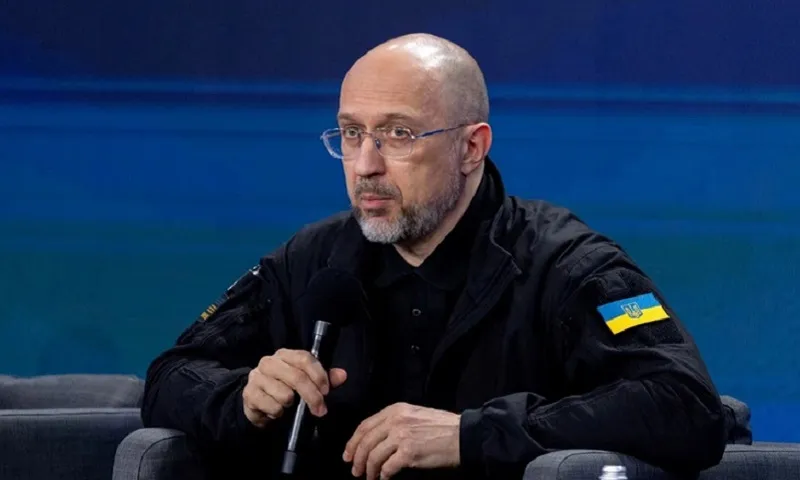 Thủ tướng Ukraine Denys Shmyhal - Ảnh AFP