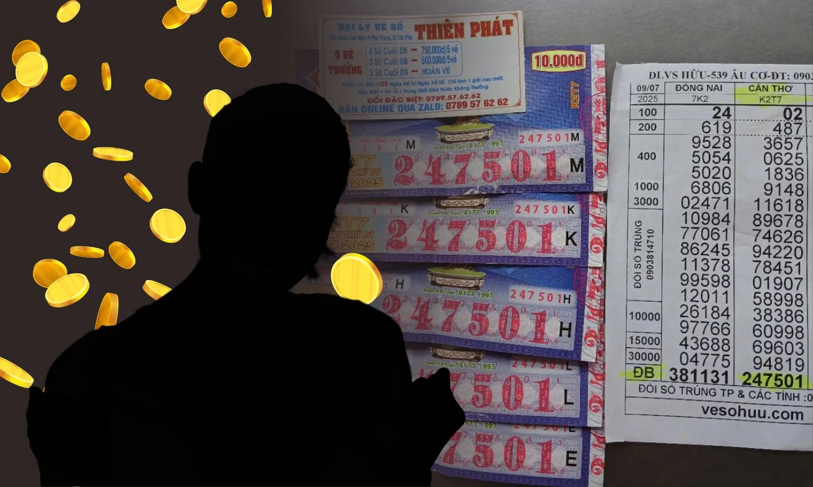 Mua vé số dạo trúng 10 tỷ đồng, 3 ngày sau mới biết