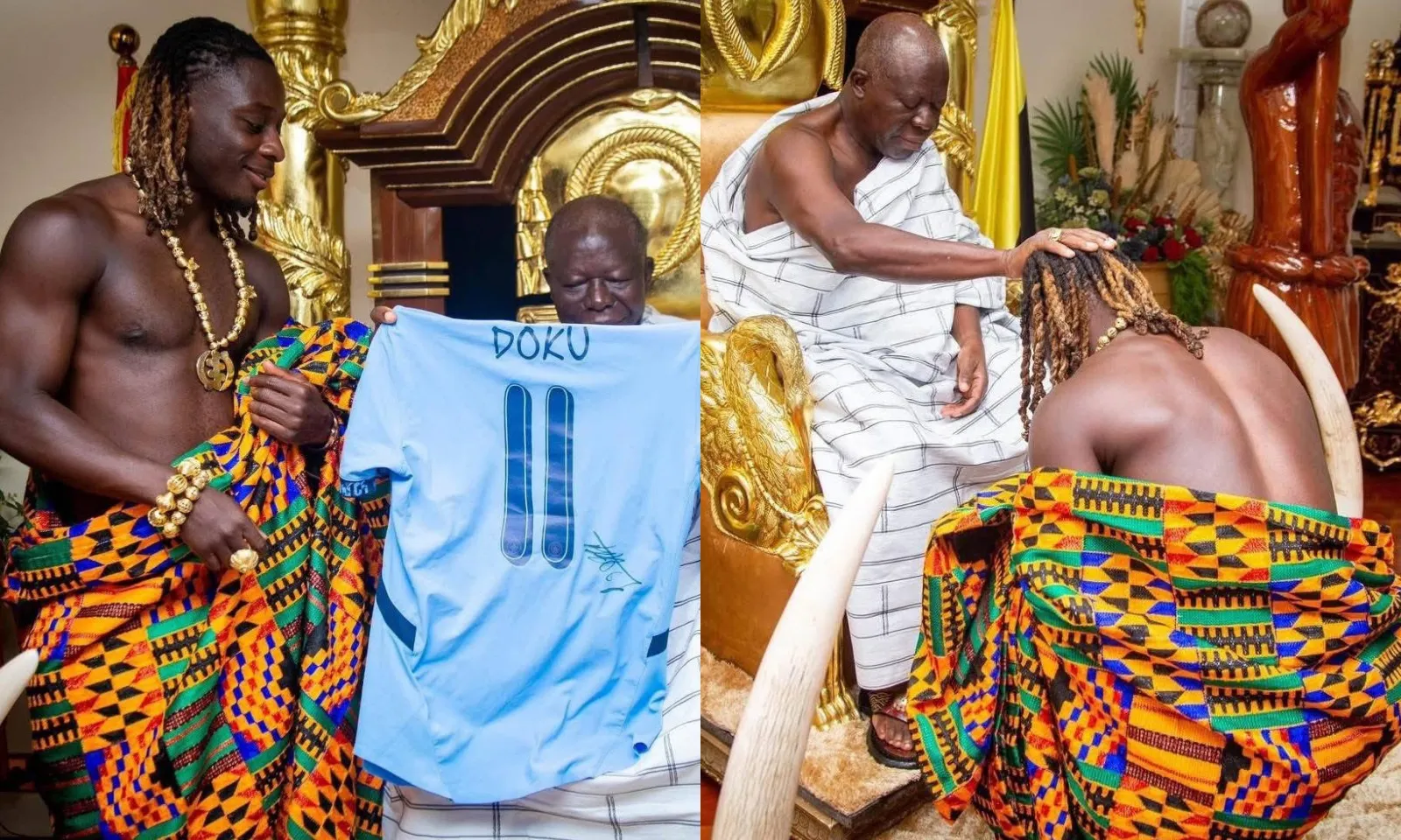 Ngôi sao Man City được nhà vua châu Phi ban phước lành