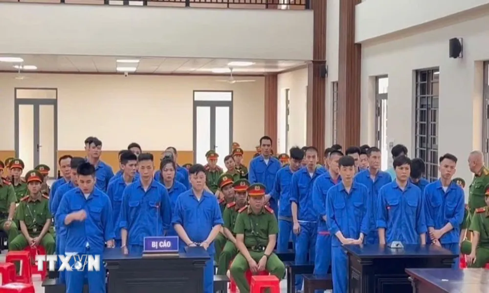 31 bị cáo lãnh án trong đường dây ma túy và vũ khí quân dụng