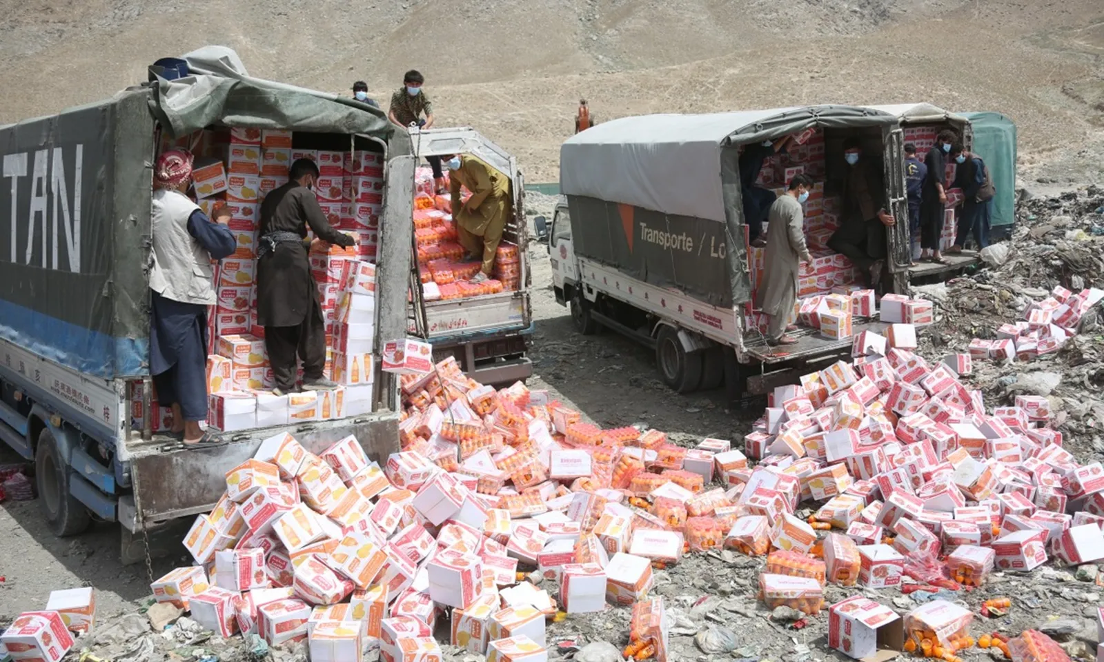 Afghanistan tiêu hủy 65 tấn thực phẩm hết hạn sử dụng