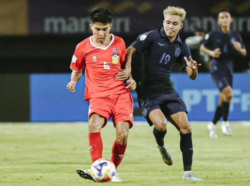 U23 Lào và U23 Campuchia bất phân thắng bại