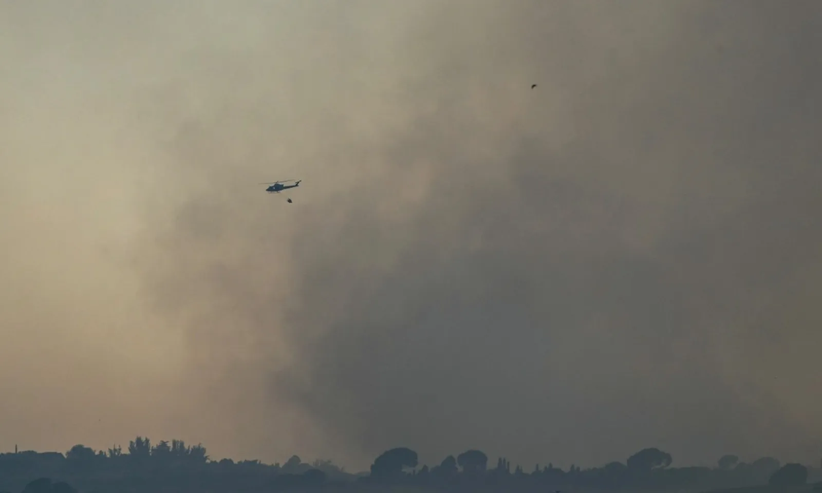 Khói cháy rừng bao trùm thủ đô Tây Ban Nha