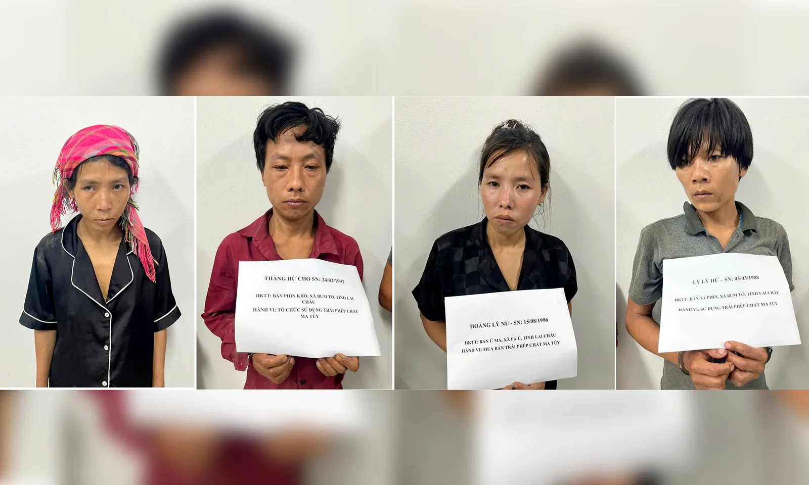 Khởi tố bị can nhiều đối tượng sử dụng trái phép chất ma túy