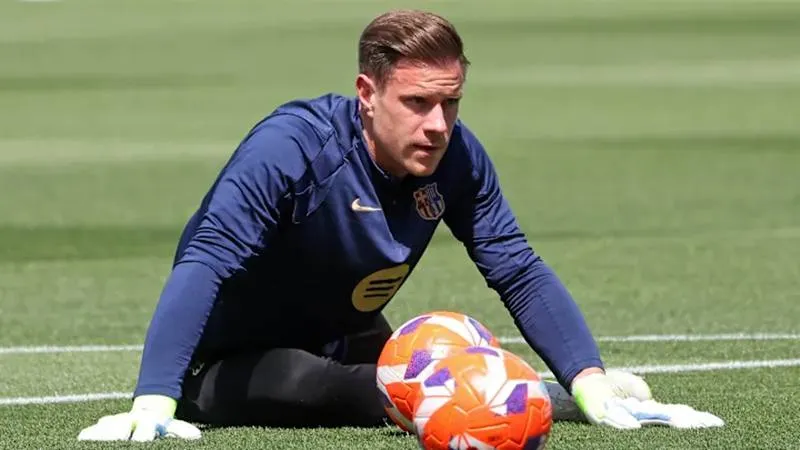Marc-Andre Ter Stegen tiếp tục gặp phải chấn thương nghiêm trọng. Ảnh: Internet