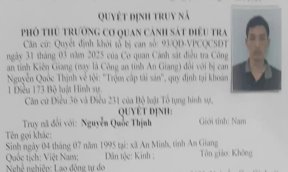 Truy nã đối tượng đột nhập cửa hàng trộm 17kg mực