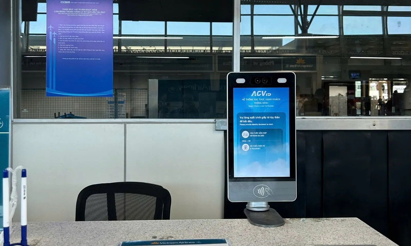 3 bước áp dụng sinh trắc học để làm thủ tục hàng không tại Sân bay Quốc tế Đà Nẵng