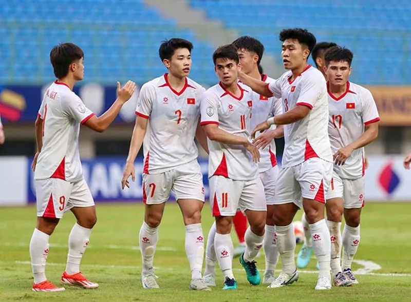 U23 Việt Nam giành chiến thắng đầu tay dễ dàng. Ảnh: Internet