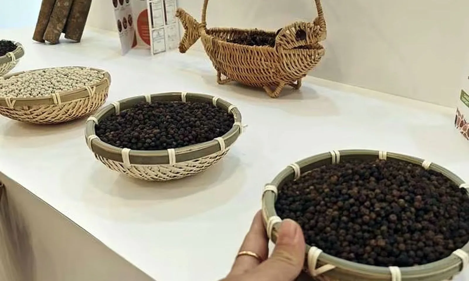 Giá tiêu giảm mạnh, người gom hàng lo lắng