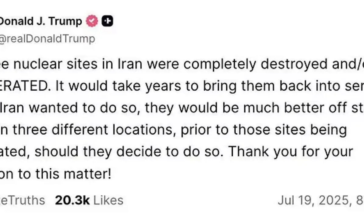 Tổng thống Trump tuyên bố sẽ phá hủy bất kỳ cơ sở hạt nhân mới nào của Iran