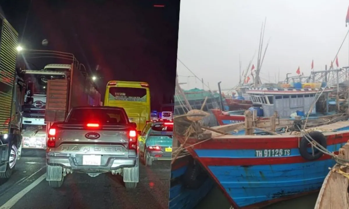 Điểm tin sáng 21/7: Quốc lộ 1 kẹt cứng | Nhiều địa phương chủ động ứng phó bão số 3